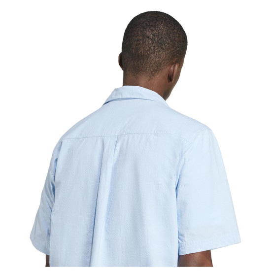 Adidas Ανδρικό πουκάμισο Essentials Seersucker Short Sleeve Shirt
